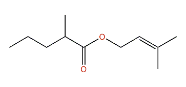 3-Methylbut-2-en-1-yl 2-methylpentanoate